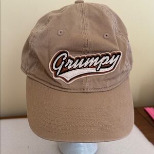 Disneyland Resort Grumpy Orange and Tan Cloth Cap